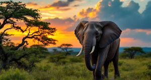 El elefante africano: una especie en peligro de extinción que debemos proteger El elefante africano: una especie en peligro de extinción que debemos proteger